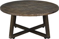 Dark Brown Occasional Table Group - Industrial-3