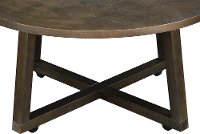 Dark Brown Occasional Table Group - Industrial-6