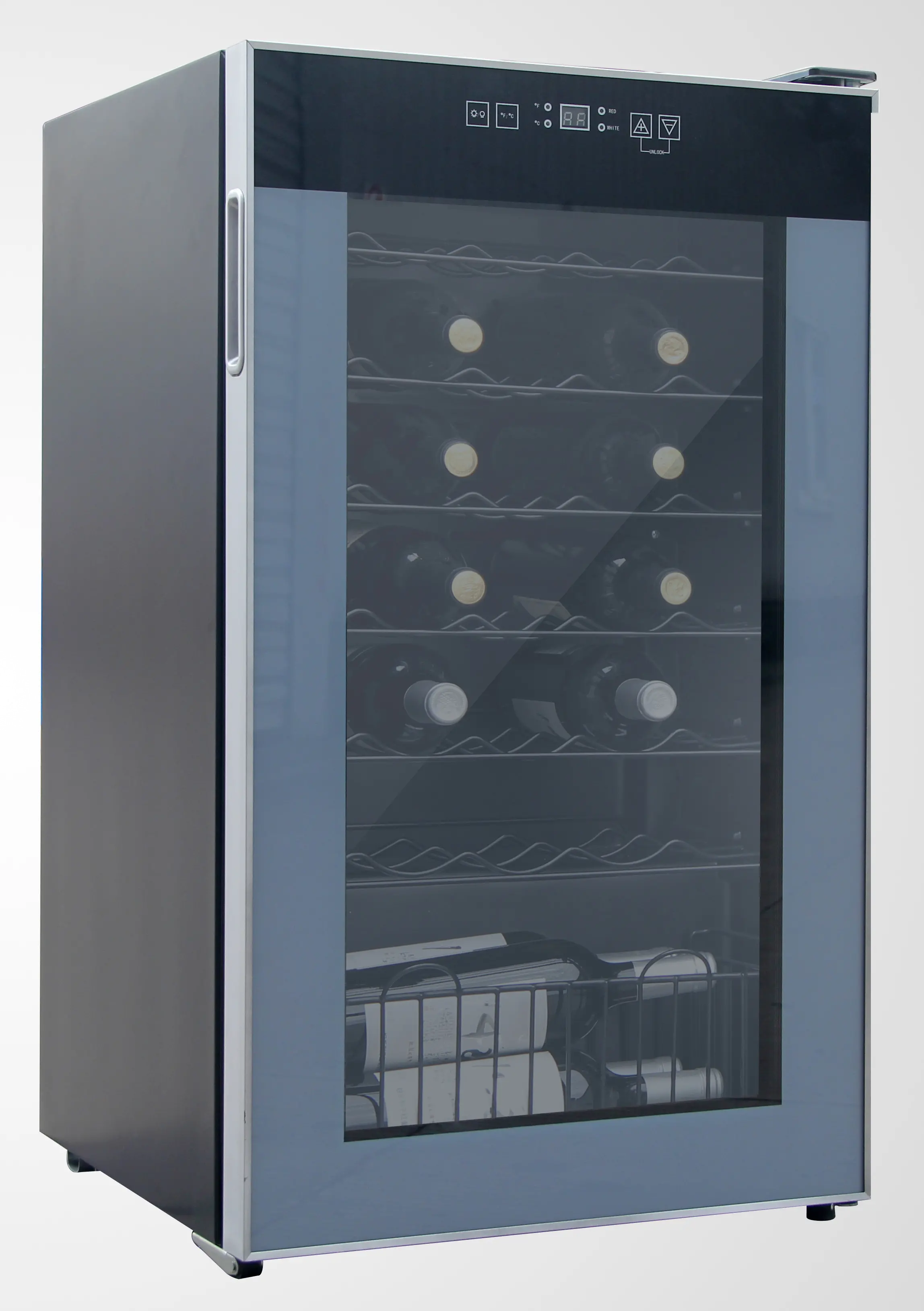 WC34N2P Avanti 5.1 cu. ft. Compact Outdoor Beverage Refrigerator - Stainless Steel-2