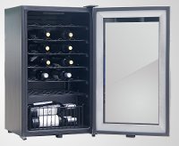 WC34N2P Avanti 5.1 cu. ft. Compact Outdoor Beverage Refrigerator - Stainless Steel-5