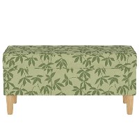 948NATLYNFLSGTNL Mid Century Floral Sage Green Storage Bench-2