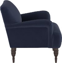 9505RGKNV Contemporary Navy Blue Upholstered Accent Chair-3