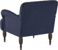 9505RGKNV Contemporary Navy Blue Upholstered Accent Chair-4