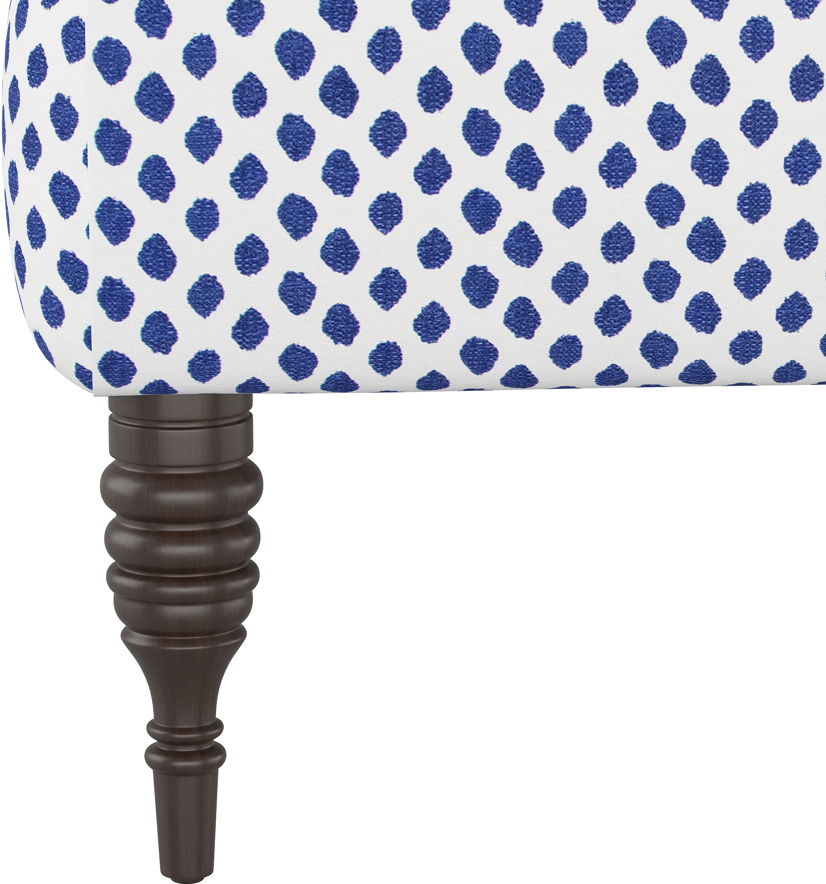 9505SHRMDNWHTFLX Regal Blue Polka Dot Accent Chair-5