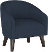 47-1KDCKNV Navy Blue Kid's Tub Chair