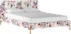 CBD1570YBBNFLMLTLGA Modern Floral Twin Upholstered Platform Bed