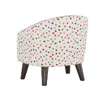 47-1KFLRTYDTMLT Multi Dot Kid's Tub Chair-2