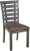 Clearance Gray Two Tone Dining Room Chair - Fiji