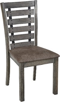 Gray Two Tone Dining Room Chair - Fiji