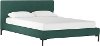 CBD1570YBKLNNCNFGRN Modern Linen Green Twin Upholstered Platform Bed