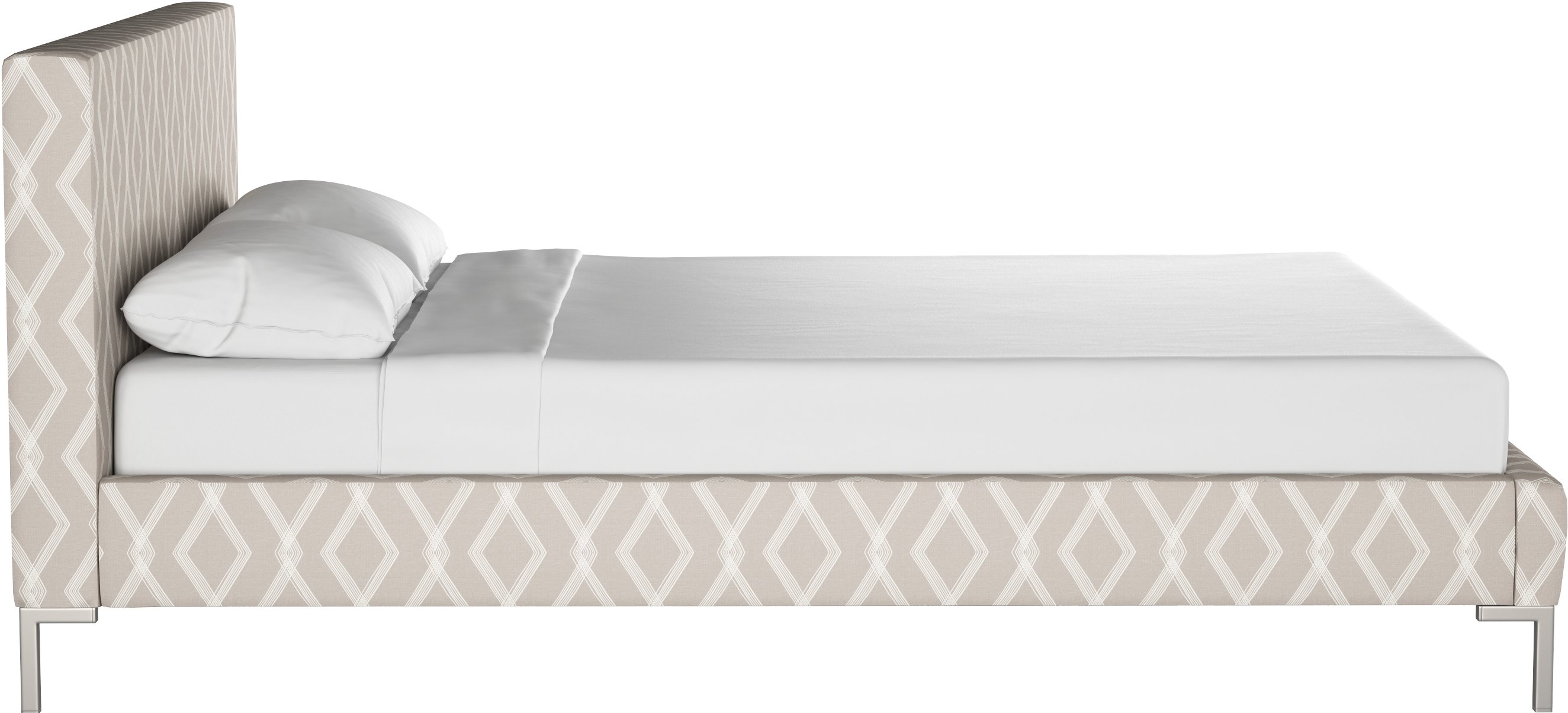 CBD1570YSCRSSWVTPE Modern Taupe Twin Upholstered Platform Bed-2