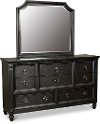 Traditional Black Oak Dresser - Hillside