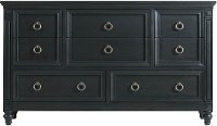 Traditional Black Oak Dresser - Hillside-2