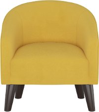 47-1KVLVCNR Velvet Canary Yellow Kid's Tub Chair-2