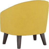 47-1KVLVCNR Velvet Canary Yellow Kid's Tub Chair-4