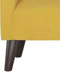 47-1KVLVCNR Velvet Canary Yellow Kid's Tub Chair-5