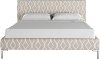 CBD1572YSCRSSWVTPE Modern Taupe Queen Upholstered Platform Bed