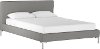 CBD1572TSLNNGR Modern Linen Gray Queen Upholstered Platform Bed