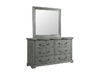 Coastal Country Gray Mirror - Beach House-2