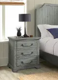 Beach House Gray Nightstand