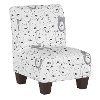 5705KBRSSKTWHT White Bear Kid's Slipper Chair