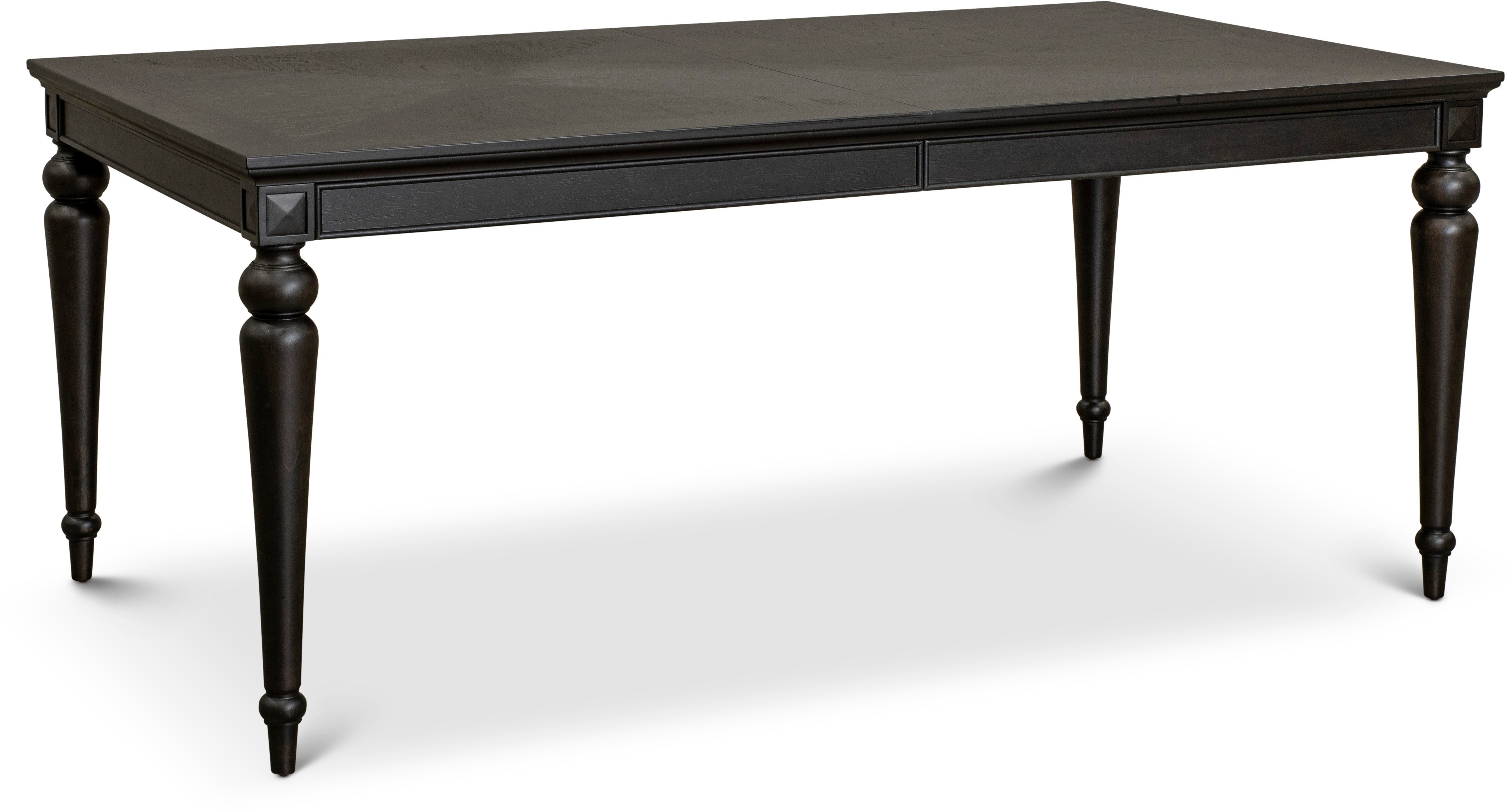 Traditional Black Dining Room Table - Hillside-1