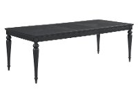 Traditional Black Dining Room Table - Hillside-3