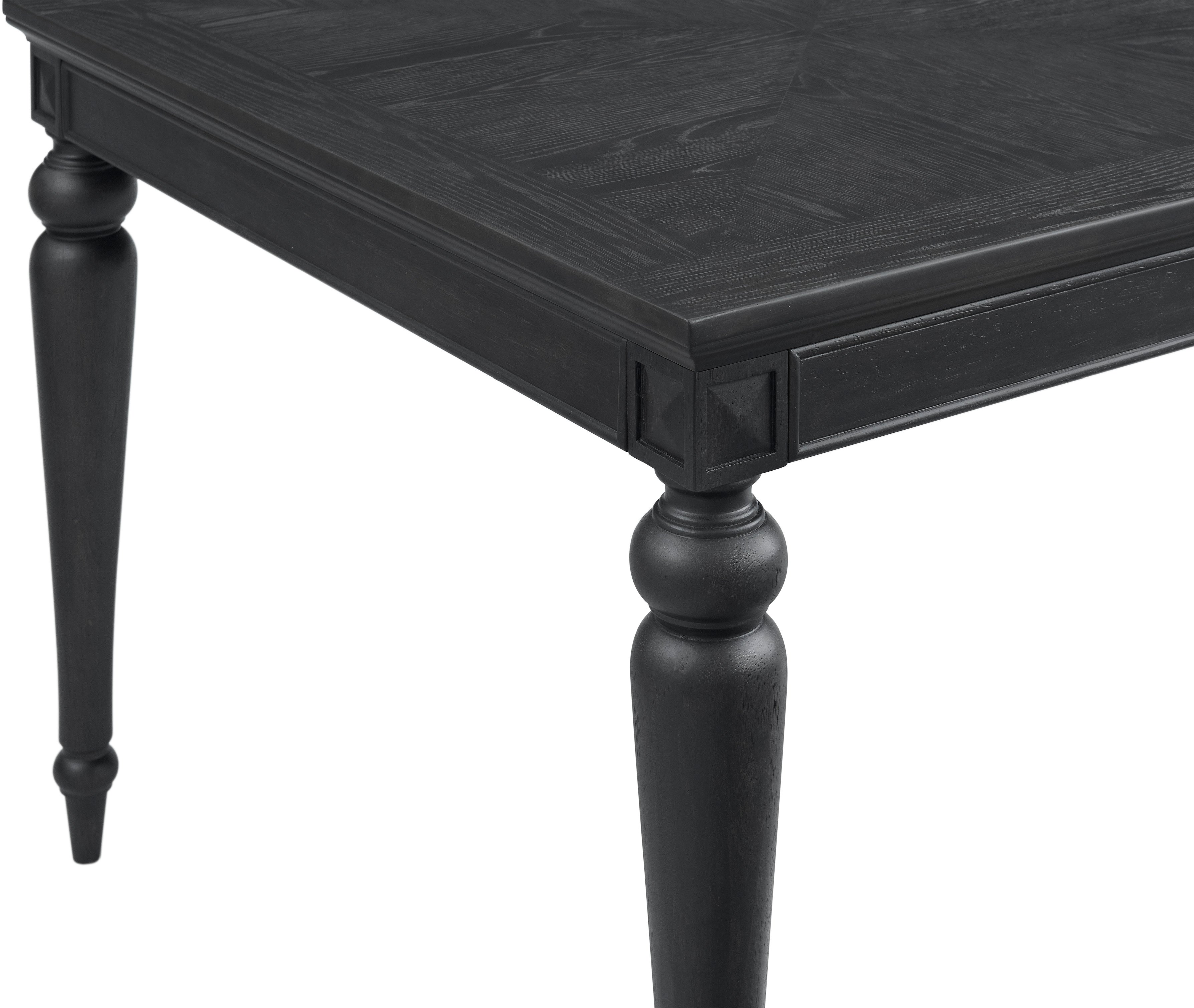 Traditional Black Dining Room Table - Hillside-4