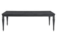 Traditional Black Dining Room Table - Hillside-5