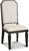 Hillside Black Upholstered Dining Room Chair