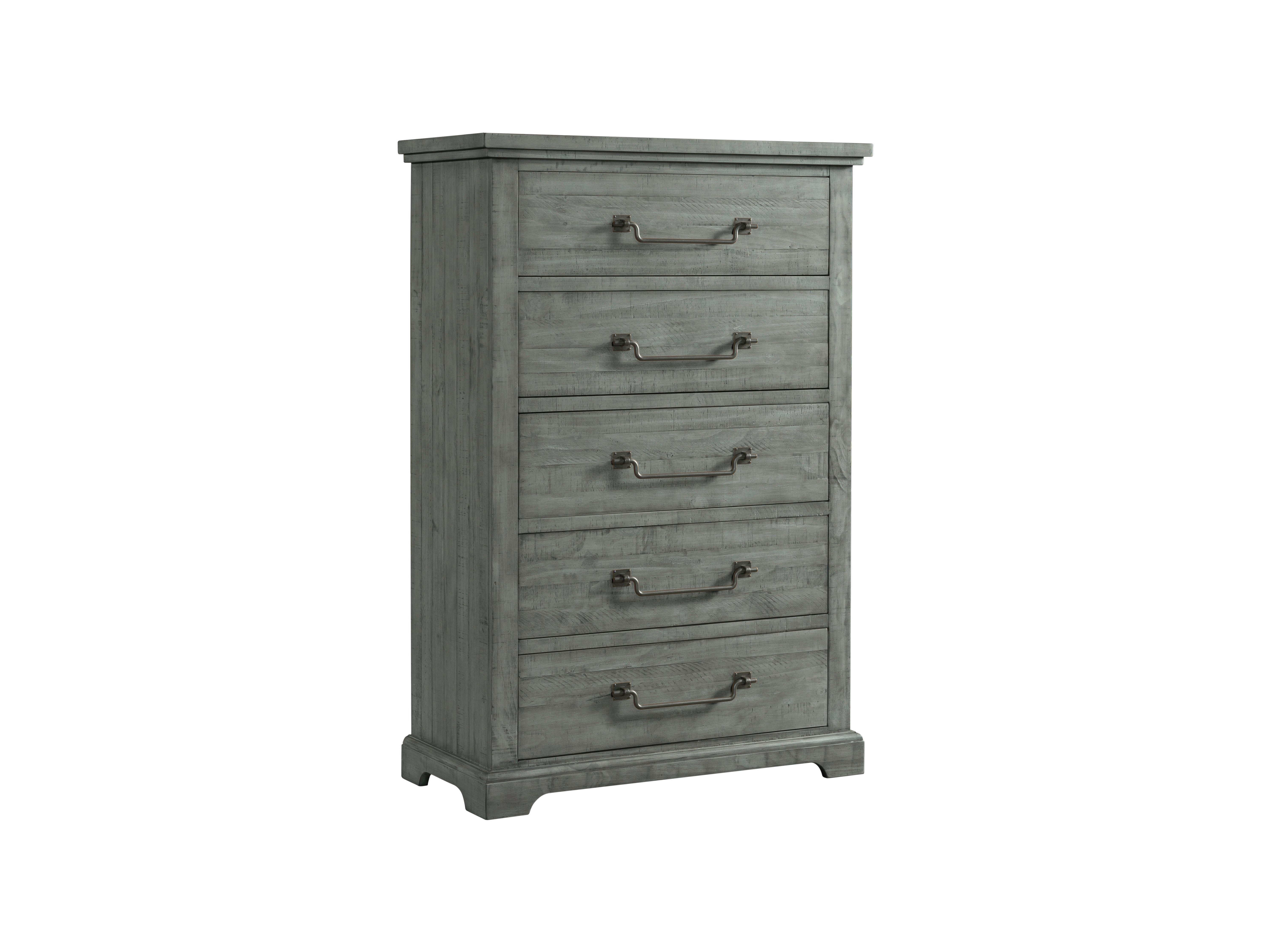 Beach House Coastal Country Gray Chest of Drawers-2