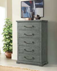 Coastal Country Gray Chest of Drawers - Beach House