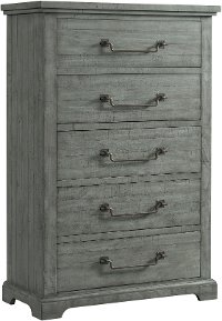 Coastal Country Gray Chest of Drawers - Beach House-2