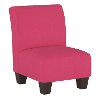 5705KDCKFRNPNK Contemporary French Pink Kid's Slipper Chair