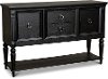 Traditional Black Dining Room Sideboard - Hillside