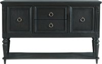 Traditional Black Dining Room Sideboard - Hillside-2