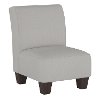 5705KDCKGR Contemporary Gray Kid's Slipper Chair