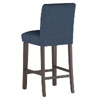 63-8ZMNV Navy Upholstered Bar Stool - Zuma-4