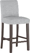 63-8ZMPMC Gray Upholstered Bar Stool - Zuma