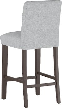 63-8ZMPMC Gray Upholstered Bar Stool - Zuma-4