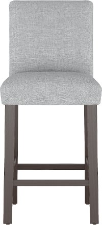 63-8ZMPMC Gray Upholstered Bar Stool - Zuma-7