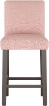 63-8ZMRSQ Pink Upholstered Bar Stool - Zuma