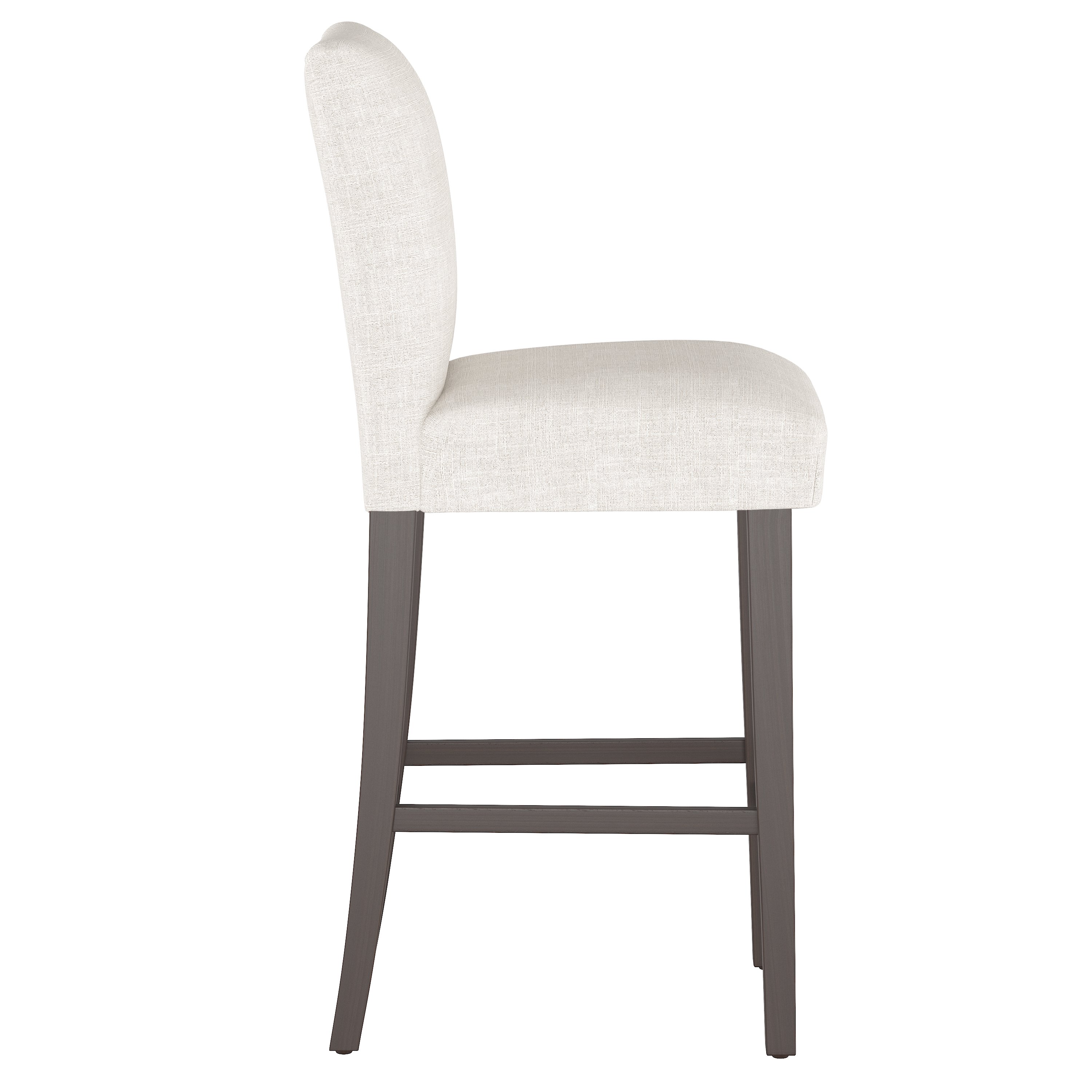 63-8ZMWHT White Upholstered Bar Stool - Zuma-3