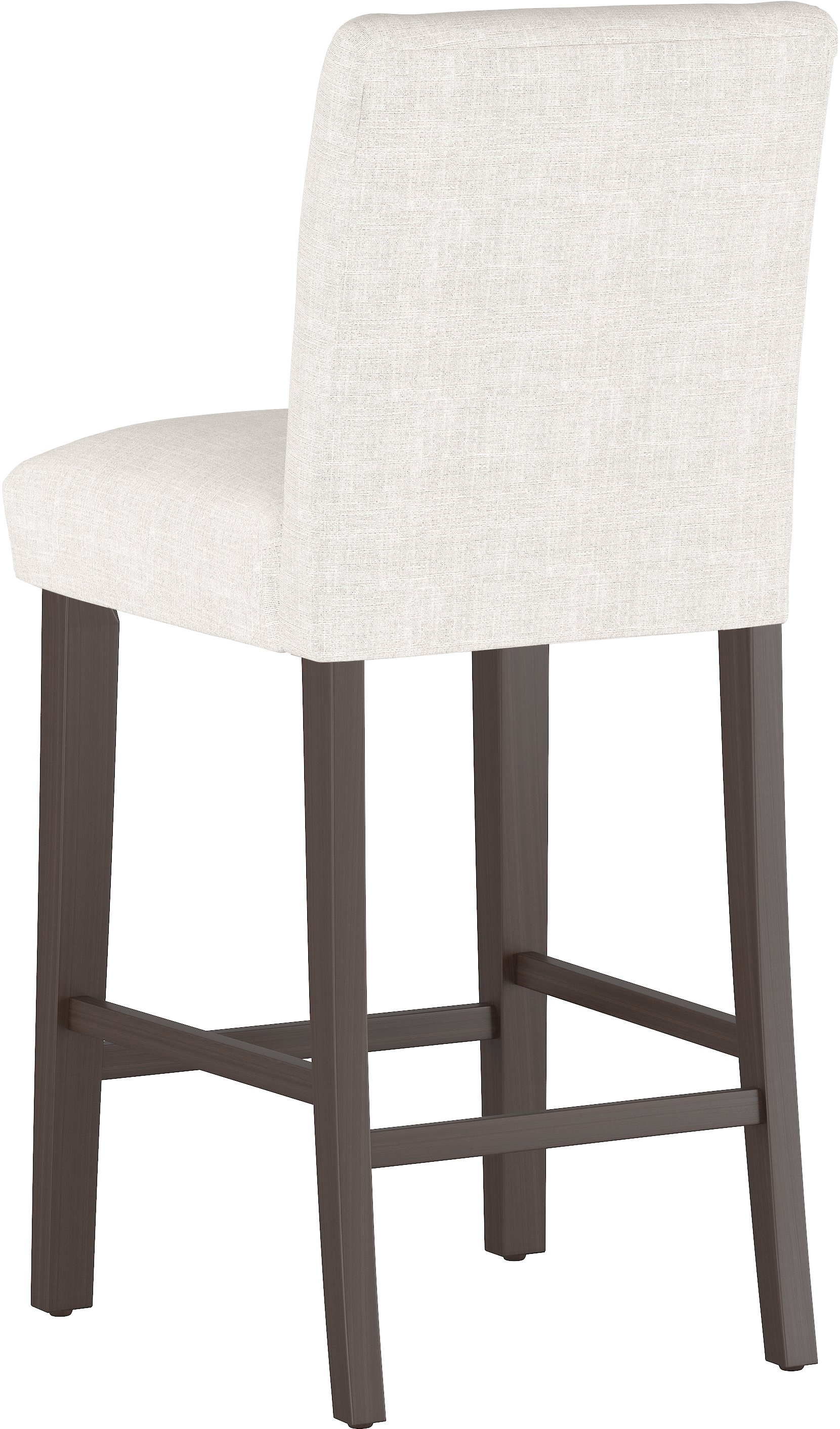 63-8ZMWHT White Upholstered Bar Stool - Zuma-4