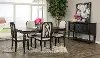 Hillside Black 5 Piece Dining Room Set
