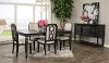 Traditional Black 5 Piece Dining Room Set - Hillside