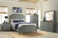 Beach House Gray 4 Piece King Bedroom Set