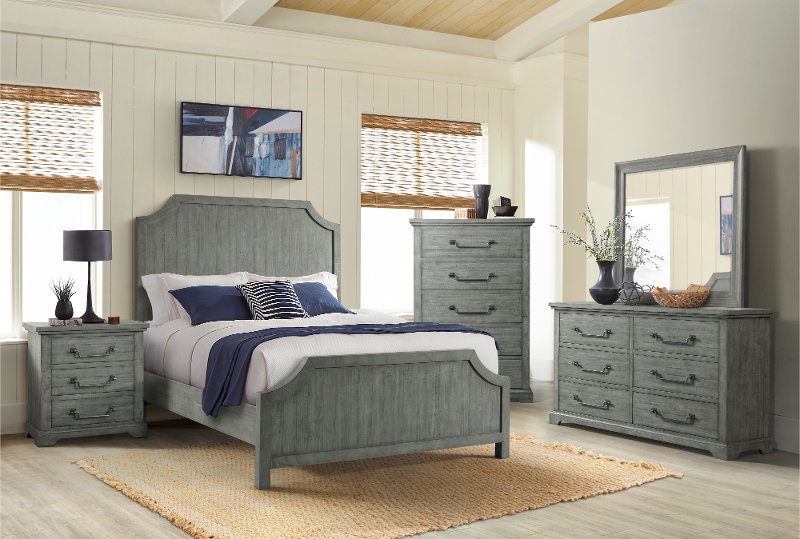 Dove Gray 4 Piece King Bedroom Set Beach House Rc Willey