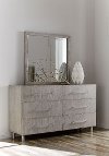 Modern Mist Gray Dresser - Argento
