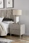 Clearance Argento Gray Nightstand
